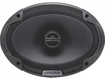 50% off Alpine 6" x 9" 2-Way Coaxial Car Speakers (Pair)