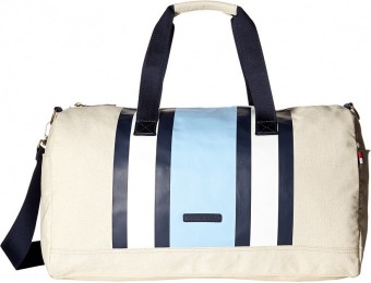 82% off Tommy Hilfiger TH Stripes Painted Canvas Large Duffel