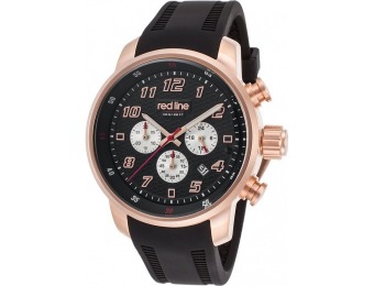 93% off Red Line Topgear Chrono Rose-Tone Case Watch