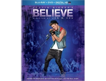 65% off Justin Bieber's Believe Blu-ray/Dvd