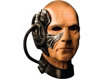 72% off Star Trek Next Generation Deluxe Adult Locutus Latex Mask