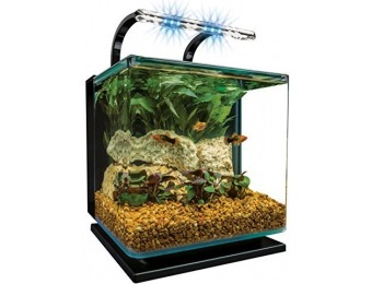 46% off Marineland Contour Glass Aquarium Kit w/ Rail Light
