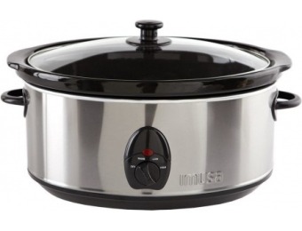 63% off Imusa Slow Cooker 3.7 qt, Stainless Steel