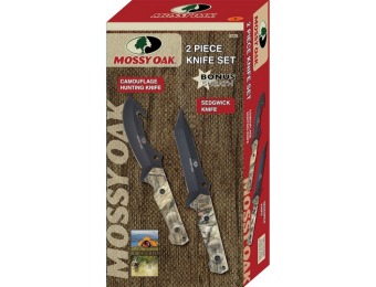 48% off Mossy Oak Hunting 2-Knife Giftset
