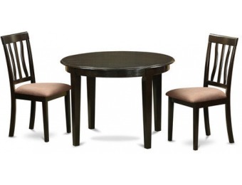54% off Wooden Importers Boston 3 Piece Dining Set