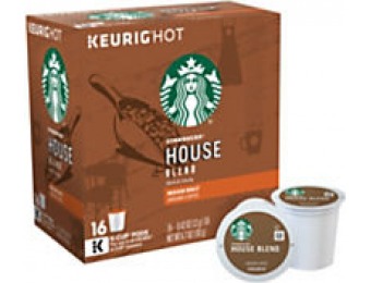 68% off Starbucks Pods House Blend Coffee K-Cup Pods, Box Of 16