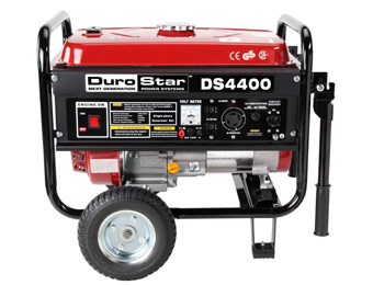 $250 off DuroStar DS4400 4,400 Watt Gas Powered Generator