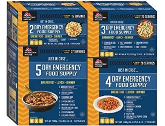 $65 off Mountain House 14 Day Emergency Food Supply