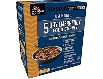 22% off Mountain House 5 Day Emergency Food Supply