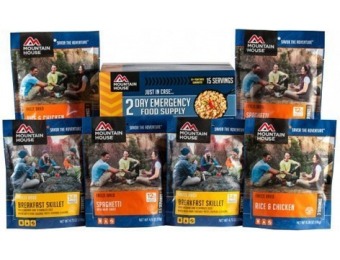 28% off Mountain House 2-Day Emergency Food Kit