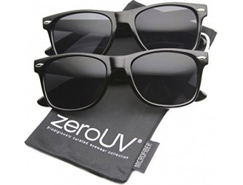 64% off zeroUV Classic Eyewear 80's Retro Sunglasses 2-Pack
