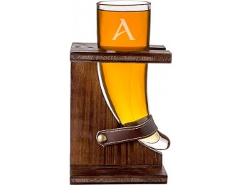 59% off Cathy's Concepts 16 oz. Personalized Glass Viking Beer Horn