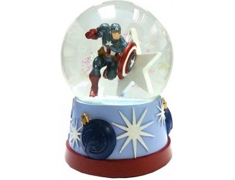 80% off Marvel Avengers Captain America Snow Globe