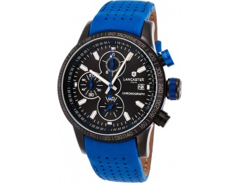 81% off Lancaster Italy Men's Admiral Chronograph Leather Watch