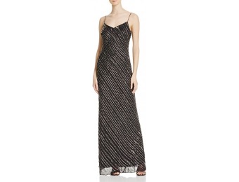 84% off Adrianna Papell Bias Beaded Gown