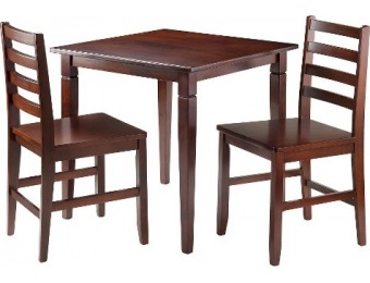 65% off 3 Piece Kingsgate Dining Table with 2 Hamilton Chairs