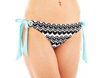 86% off a.n.a Zigzag Print Side-Tie Hipster Swim Bottoms