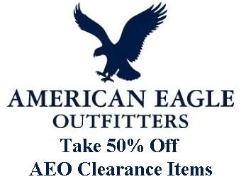Extra 50% off American Eagle Outfitters Clearance Items