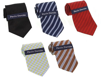 $160 off Paolo Davide Assorted 5-Piece Tie Set