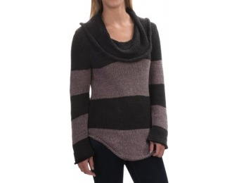71% off Pure Handknit Statement Sweater - Cowl Neck (For Women)