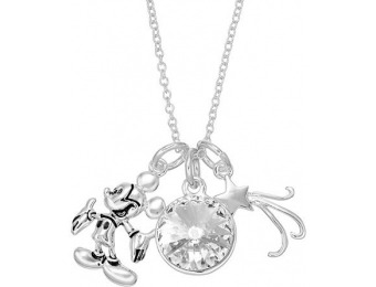 75% off Disney's Mickey Mouse Crystal Charm Necklace