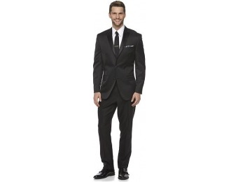 80% off Men's Van Heusen Modern-Fit Black Suit Jacket