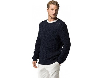 73% off Tommy Hilfiger Final Sale-Chain Stitch Sweater