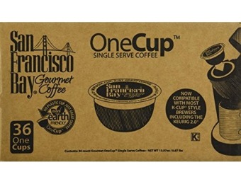 43% off San Francisco Bay Keurig K-cup Espresso Roast, 36 count