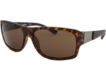 80% off Timberland Men's Square Havana Sunglasses Brown Lenses