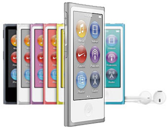 $15 off iPod nano 16GB MP3 Player (7th generation/newest/7 colors)