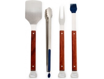 75% off Martha Stewart Collection Wood 4-Pc Grilling Set