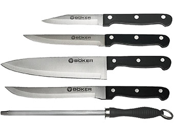 60% off Boker Premium Knife Set (6 Pieces)