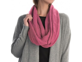 70% off Portolano Cashmere Cable-Knit Infinity Scarf (For Women)