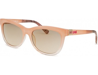 85% off Just Cavalli Women's Square Pink Gradient Sunglasses