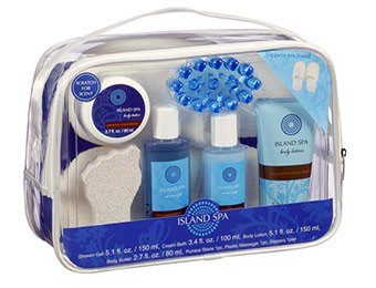 Clearance: Island Spa Bath Gift Set with Slippers