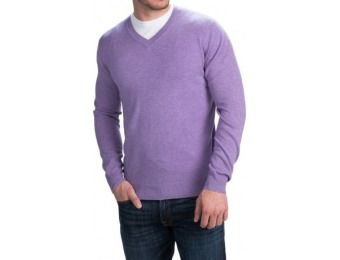 65% off Forte Cashmere Basic V-Neck Sweater (For Men)