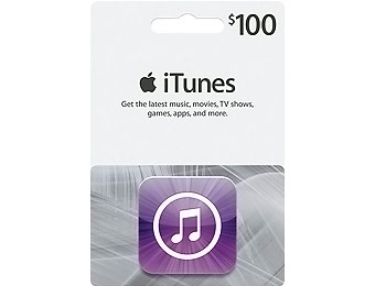 $15 off Apple $100 iTunes Gift Card