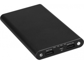57% off ChargeIt 10,000 mAh Slimline Portable Dual USB Charger