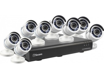 $400 off Swann 8-Cam In/Outdoor HD DVR Surveillance System