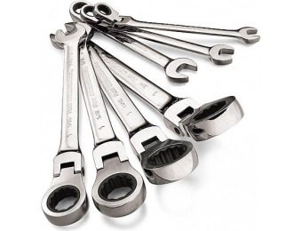 72% off GearWrench 7 pc. Std Ratcheting Flex Head Wrench Set