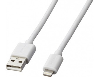 50% off Insignia Apple MFi Certified 10' Lightning Charge-and-Sync Cable