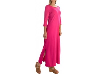 80% off Joan Vass Easy Dress - 3/4 Sleeve (For Women)