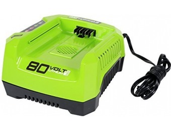 $65 off GreenWorks GCH8040 80V Lithium-Ion Rapid Charger