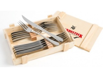74% off WMF Signum Steak Knife and Fork Gift Set - 12-Piece