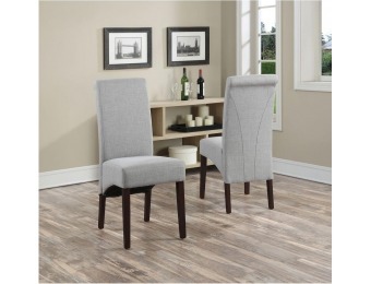 70% off Simpli Home Avalon Deluxe Parson Dining Chair (2-Pack)