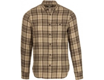 55% off Snow Peak Hand-Dyed Flannel Check Shirt