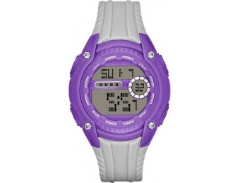 70% off Sport Dual Tone Digital Watch - Grey/Purple, Women's