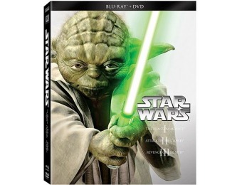 50% off Star Wars: Prequel Trilogy Episodes I-III Blu-ray Steelbook Set