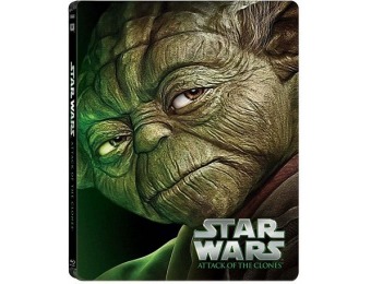 50% off Star Wars: Attack Of The Clones Blu-ray Steelbook