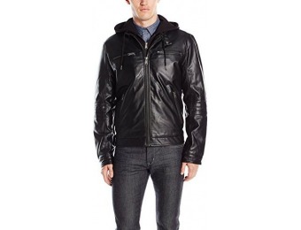 94% off Lucky Brand Men's Archibald Faux Leather Moto Jacket